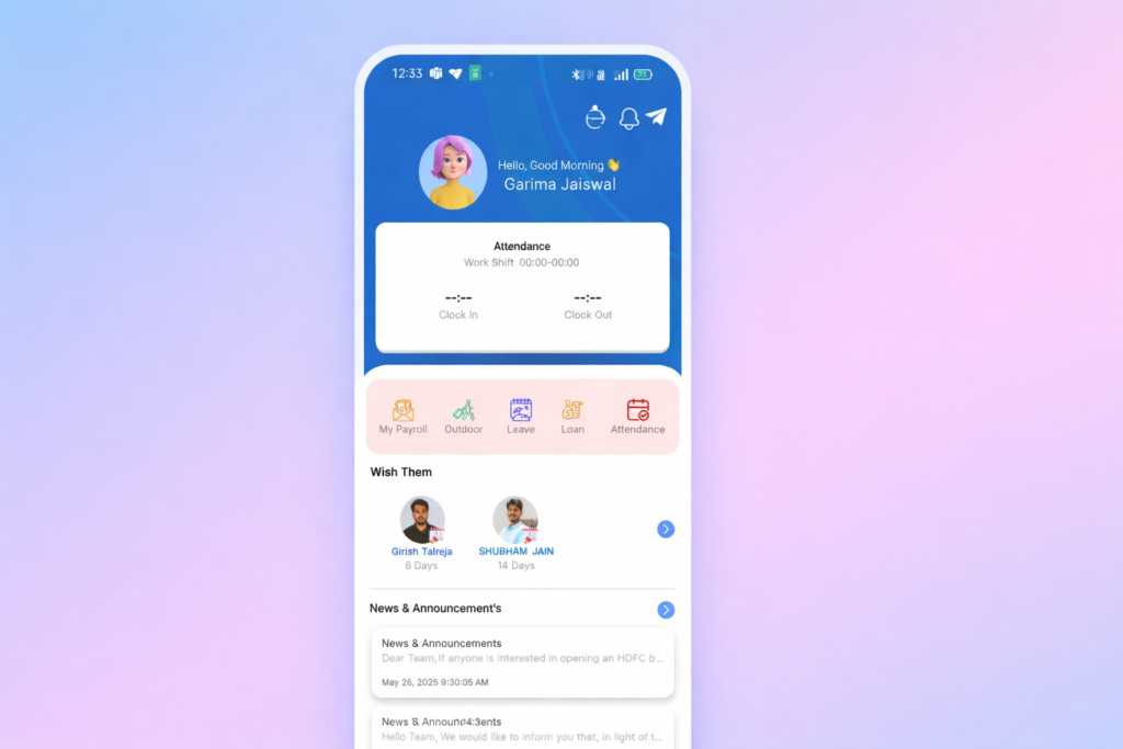 Arriba Mobile Dashboard